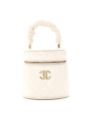 Chanel Lambskin Quilted Ruched Handle #279040C25B